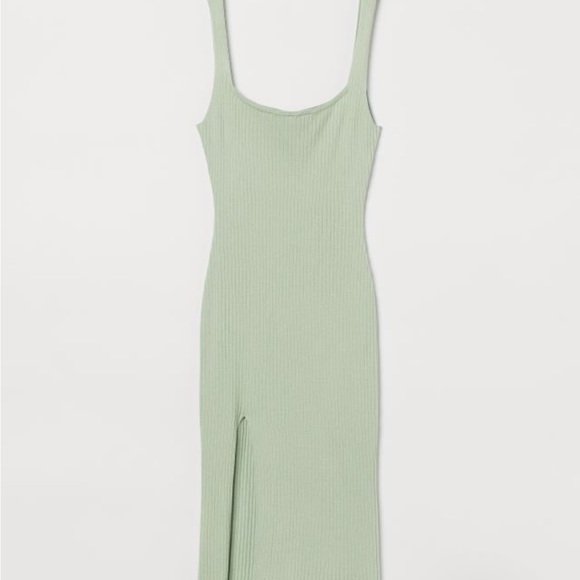 H&M mint green midi dress - Picture 1 of 3